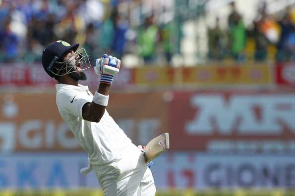 Rahul gave India their victory and brought up his sixth fifty of the series. Rahul gave India their victory and brought up his sixth fifty of the series.