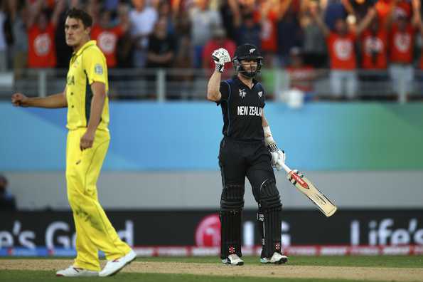 Williamson steered New Zealand to a tense one-wicket victory against Australia in the 2015 World Cup Williamson steered New Zealand to a tense one-wicket victory against Australia in the 2015 World Cup