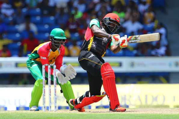 Chris Gayle top-scored with an unbeaten 66. Chris Gayle top-scored with an unbeaten 66.