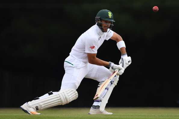 Just when it looked like both batsmen were on course to register tons, Gowtham struck with the wicket of Markram (74). Just when it looked like both batsmen were on course to register tons, Gowtham struck with the wicket of Markram (74).