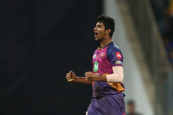 Washington Sundar followed up on his fifer and half century with an unbeaten 42 Washington Sundar followed up on his fifer and half century with an unbeaten 42