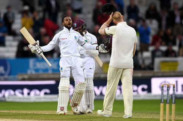 Shai Hope scored two memorable hundreds as the Windies scripted their first Test win in England in 17 years. Shai Hope scored two memorable hundreds as the Windies scripted their first Test win in England in 17 years.