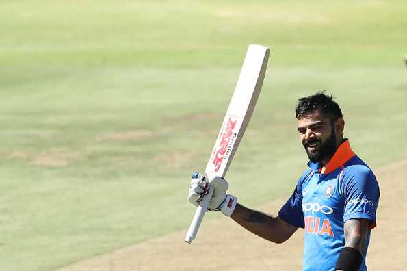 Virat Kohli struck his 34th ODI ton