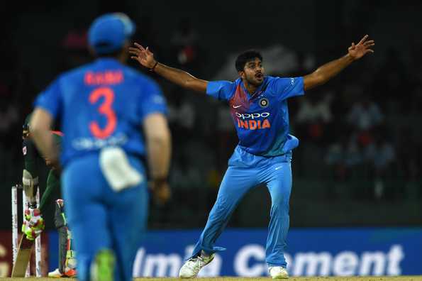 Despite a couple of dropped catches off his bowling, Vijay Shankar came back well to pick up two wickets Despite a couple of dropped catches off his bowling, Vijay Shankar came back well to pick up two wickets