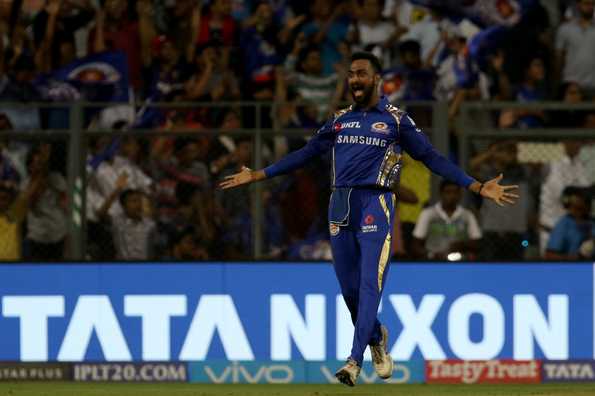 Krunal picked up three wickets to dent the chase of RCB after Rohit's 94 had done the damage.