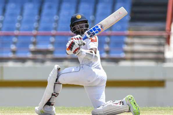 Kusal Mendis stroked his sixth Test fifty Kusal Mendis stroked his sixth Test fifty