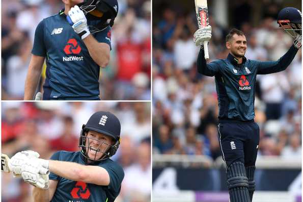 Hales, Bairstow and Morgan were all among the records. Hales, Bairstow and Morgan were all among the records.
