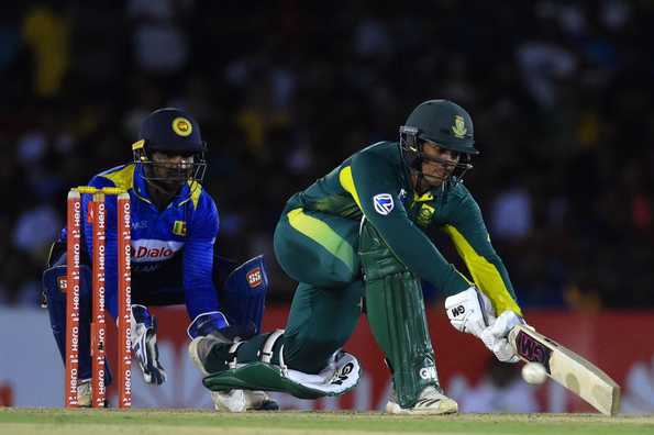 Quinton de Kock essayed a fine hand of 87 Quinton de Kock essayed a fine hand of 87