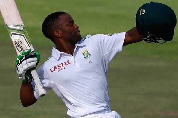 Temba Bavuma became only the second South Africa player to score a hundred on debut. Temba Bavuma became only the second South Africa player to score a hundred on debut.
