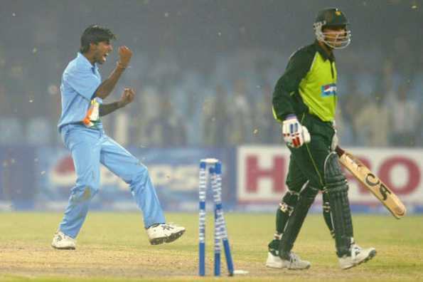 Balaji made a mark on the 2004 tour of Pakistan. Balaji made a mark on the 2004 tour of Pakistan.