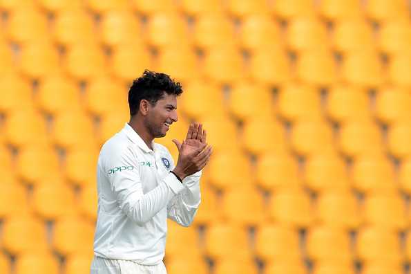 Kuldeep picked up his fourth fifer in First-Class cricket and cleaned up Australia A's tail while at it. Kuldeep picked up his fourth fifer in First-Class cricket and cleaned up Australia A's tail while at it.