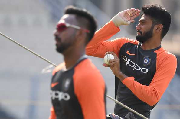 Both Krunal Pandya and Khaleel Ahmed are in the fray for a debut Both Krunal Pandya and Khaleel Ahmed are in the fray for a debut