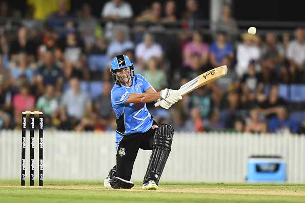 Batting first, Strikers posted a daunting 189/5 courtesy Devine's unbeaten 99. Batting first, Strikers posted a daunting 189/5 courtesy Devine's unbeaten 99.