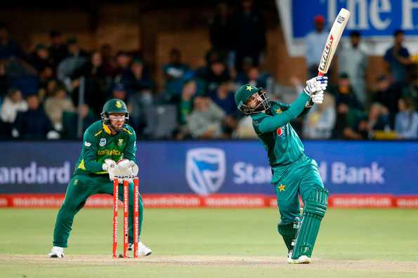 Hafeez scored an unbeaten 71 in the chase.