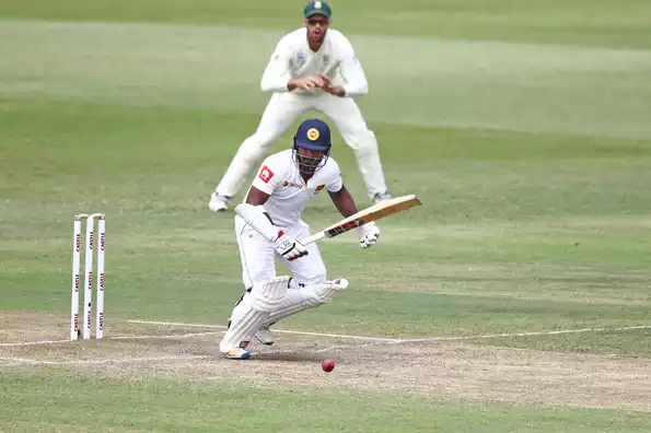 Kusal Perera is unbeaten on 56