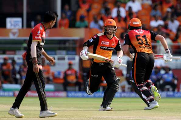 Warner and Bairstow put on 185 for the opening wicket.