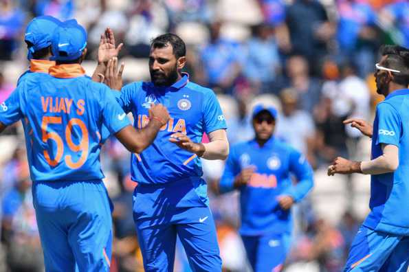 Mohammed Shami became the fourth bowler to pick an ODI hat-trick for India.