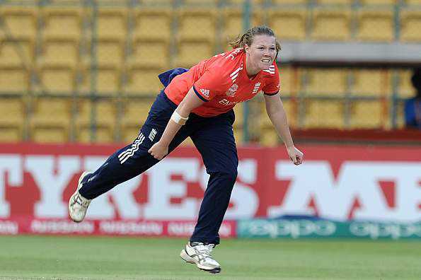 Anya Shrubsole ended with figures of 4 for 19. Anya Shrubsole ended with figures of 4 for 19.