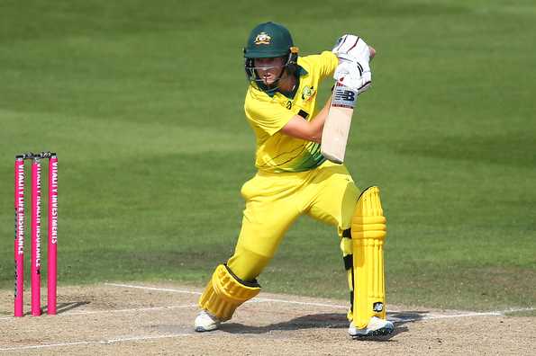 Meg Lanning scored a run-a-ball 54 to drive Australia home in the chase. Meg Lanning scored a run-a-ball 54 to drive Australia home in the chase.