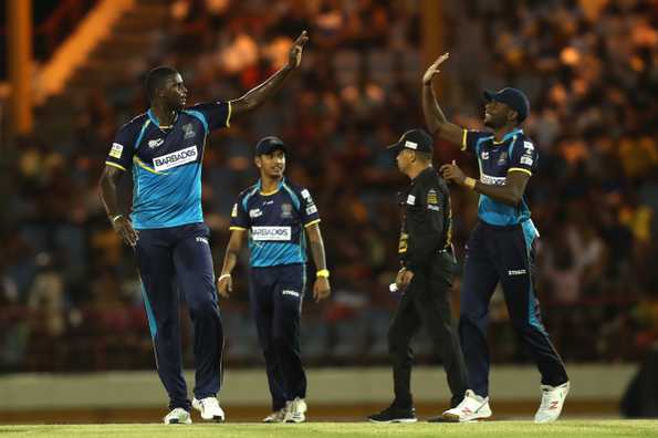 Jason Holder took 2 for 24 in the dismantling of the Zouks line-up. Jason Holder took 2 for 24 in the dismantling of the Zouks line-up.