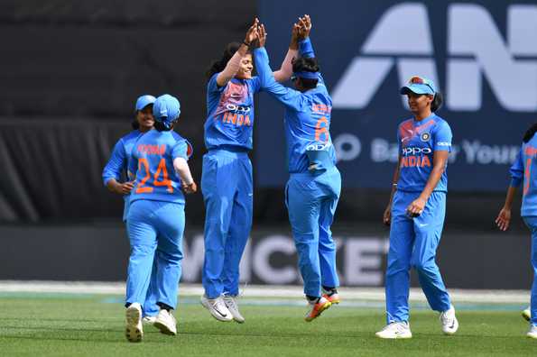 The Indian bowlers combined superbly to deliver a five-run win The Indian bowlers combined superbly to deliver a five-run win