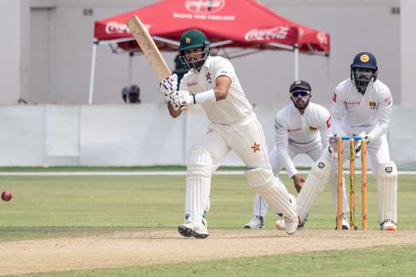 Sean Williams and Sikander Raza put on a rearguard after a couple of quick wickets