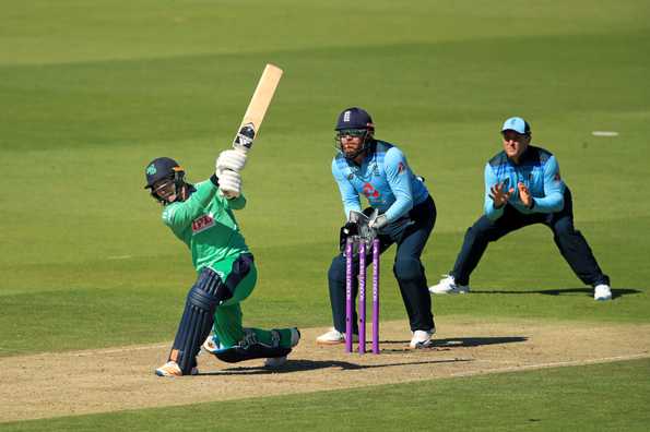 Campher's 110-ball 59 rescued Ireland from a shaky position