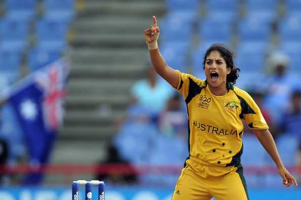Sthalekar - first woman with the double of 1000 runs and 100 wickets in ODIs. Sthalekar - first woman with the double of 1000 runs and 100 wickets in ODIs.