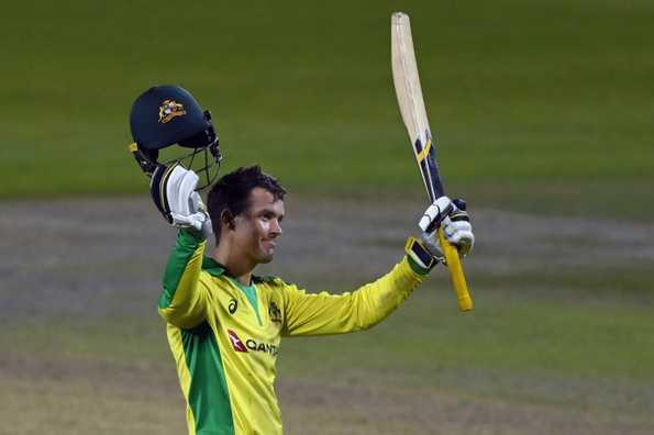 Carey smashed his first ODI ton in a tough run chase against England in the series decider. Carey smashed his first ODI ton in a tough run chase against England in the series decider.