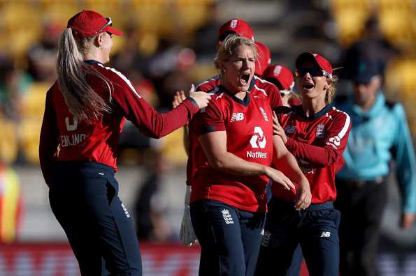 Brunt picked up two wickets from her four overs. Brunt picked up two wickets from her four overs.