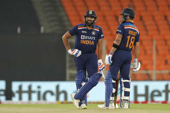 This was only the eighth time in 84 innings that Kohli opened the batting for India in T20Is but Rohit isn't reading too much into it with respect to the T20 World Cup, just yet This was only the eighth time in 84 innings that Kohli opened the batting for India in T20Is but Rohit isn't reading too much into it with respect to the T20 World Cup, just yet