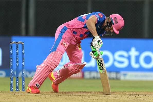 RR lost three wickets inside the powerplay against RCB and struggled throughout the game. RR lost three wickets inside the powerplay against RCB and struggled throughout the game.