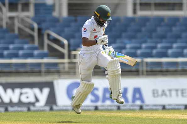 Fawad Alam made an unbeaten 124 to help Pakistan declare on 302 for 9. Fawad Alam made an unbeaten 124 to help Pakistan declare on 302 for 9.