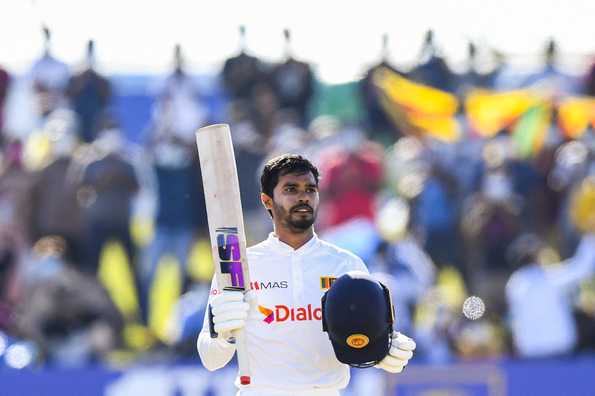 Dhananjaya put on an unbeaten 107-run stand with Lasith Embuldeniya for the ninth wicket. Dhananjaya put on an unbeaten 107-run stand with Lasith Embuldeniya for the ninth wicket.