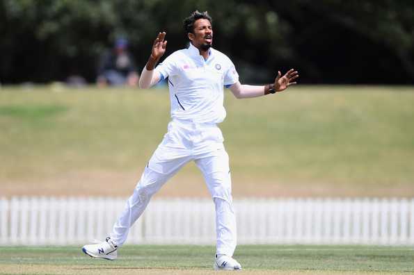 Porel picked up a couple of wickets as SA A finished the day at 116/5. Porel picked up a couple of wickets as SA A finished the day at 116/5.