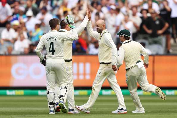 Lyon dismissed Buttler to leave England at 128 for 6 at Tea. Lyon dismissed Buttler to leave England at 128 for 6 at Tea.