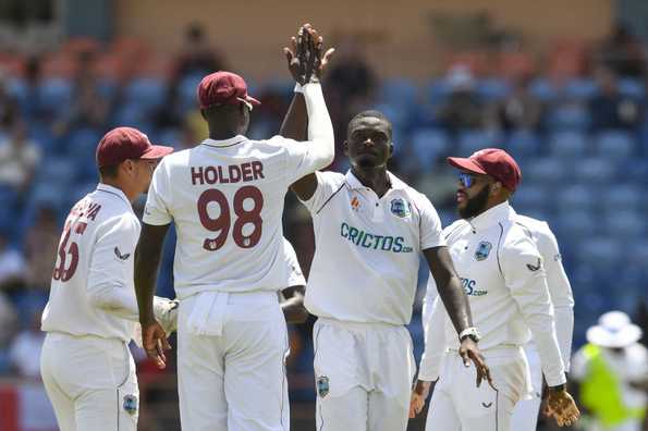 England struggled in the second session, losing five wickets England struggled in the second session, losing five wickets