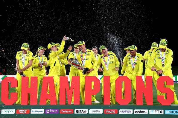 Australia clinched their seventh World Cup with a 71-run win over England. Australia clinched their seventh World Cup with a 71-run win over England.