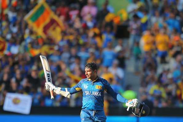 Sri Lanka suffered a quarterfinal exit but Kumar Sangakkara gave his fans all their money's worth...perhaps four times of it!
