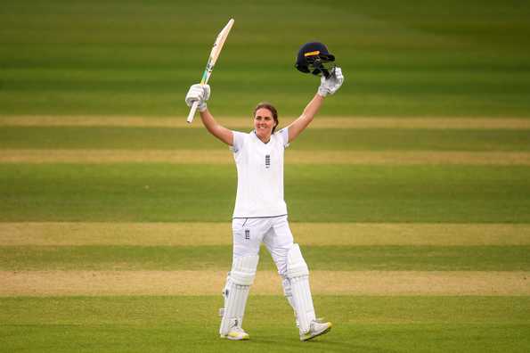 Sciver notched up her maiden Test century Sciver notched up her maiden Test century