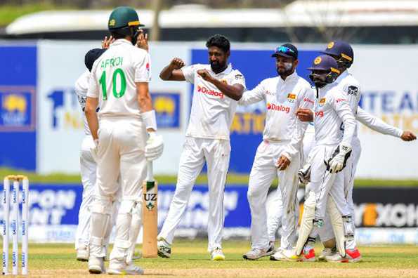 Prabath Jayasuriya ripped through Pakistan's top order Prabath Jayasuriya ripped through Pakistan's top order
