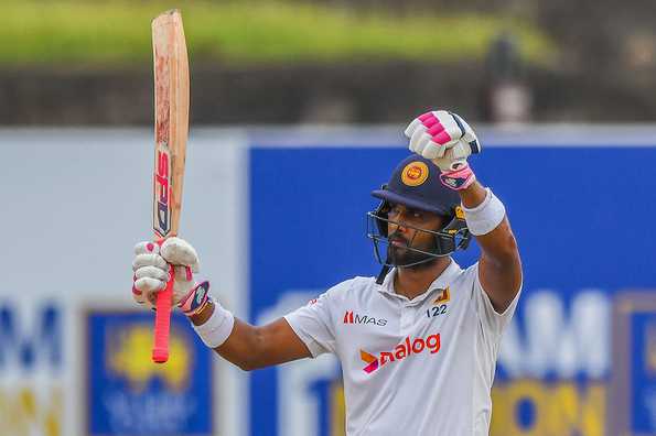 Chandimal finished unbeaten on 86. Chandimal finished unbeaten on 86.