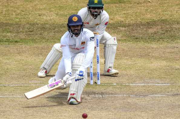 Dhananjaya de Silva notched up his ninth Test century Dhananjaya de Silva notched up his ninth Test century