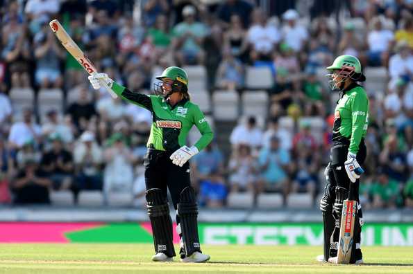 Danielle Wyatt's 65 off 34 balls led Southern Brave to a six-wicket win over London Spirit Danielle Wyatt's 65 off 34 balls led Southern Brave to a six-wicket win over London Spirit