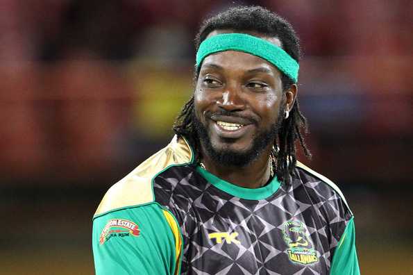 Chris Gayle came to the party. Chris Gayle came to the party.