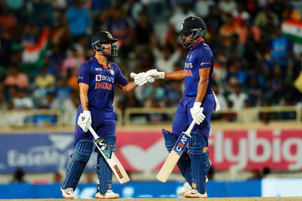 Iyer and Kishan added 161 for the third wicket. Iyer and Kishan added 161 for the third wicket.