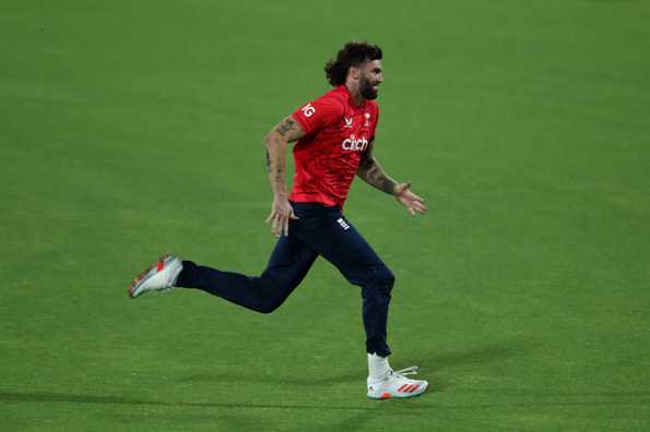 Reece Topley has taken 16 wickets at an economy rate of 7.8 this year in T20Is Reece Topley has taken 16 wickets at an economy rate of 7.8 this year in T20Is