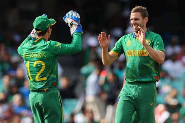 Anrich Nortje offered a word of caution that it could be easy to get carried away bowling short, which might look pretty but ultimately may not be effective Anrich Nortje offered a word of caution that it could be easy to get carried away bowling short, which might look pretty but ultimately may not be effective