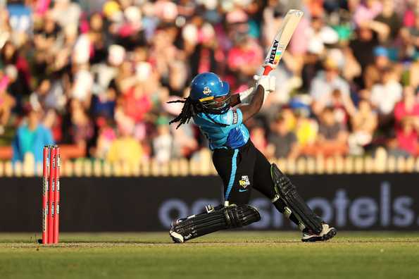 Dottin was the key performer with both the bat and ball for Strikers Dottin was the key performer with both the bat and ball for Strikers
