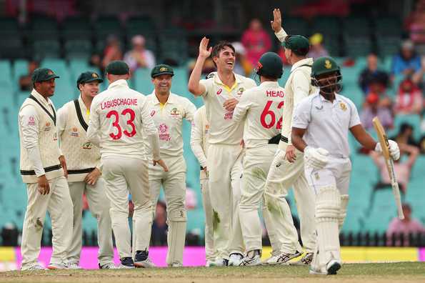 Cummins and Hazlewood shared five wickets between them. Cummins and Hazlewood shared five wickets between them.